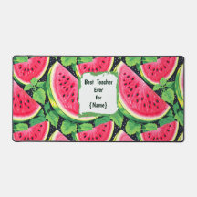 Best Teacher Ever – Watermelon Desk Mat
