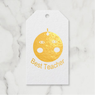 Best Teacher Happy Apple Custom Geschenkanhänger