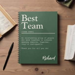 Best Team Definition Elegante Personalisierte Team Notizblock