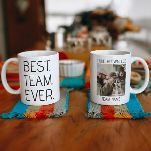 Best Team Ever - Personalisiertes Office Team Foto Kaffeetasse