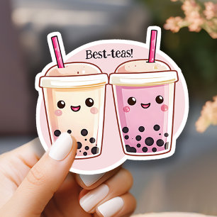 Best Teas Boba Tea Kawaii Aufkleber