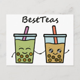 "Best Teas"-Karte - Eine perfekte Mischung aus Nie Postkarte