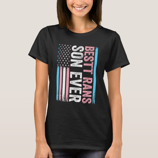 Best Trans Son Ever Transgender T-Shirt (Vorderseite)