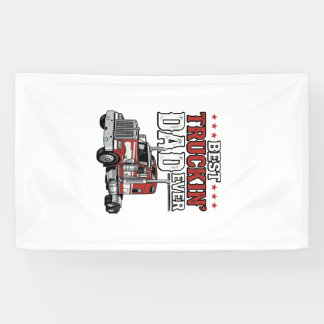 Best Truckin Dad Ever Vintage Truck Shirt Design_1 Banner