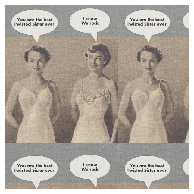 Best Twisted Sister Stoff (Nahaufnahme)