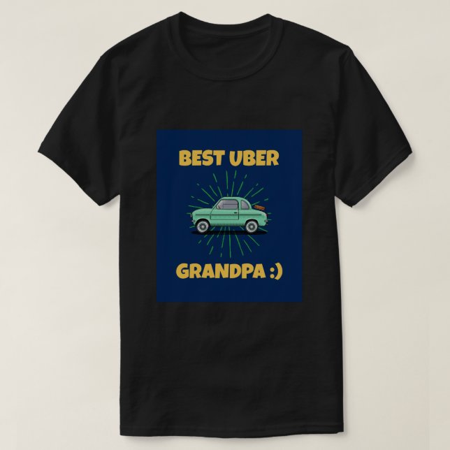 BEST UBER GRANDPA:) T-Shirt (Design vorne)