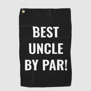 Best Uncle by Par Sports Golfer Letting Golfhandtuch