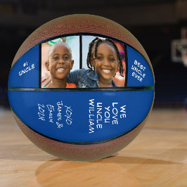 Best Uncle Ever Foto Blue Basketball