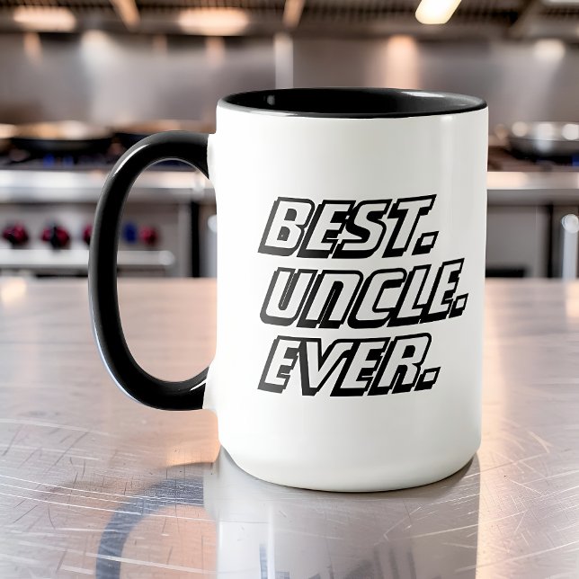 Best Uncle Ever Modern Racing Tasse (Von Creator hochgeladen)