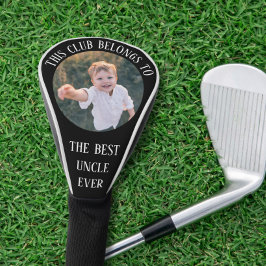 Best Uncle Foto Black Golf Headcover