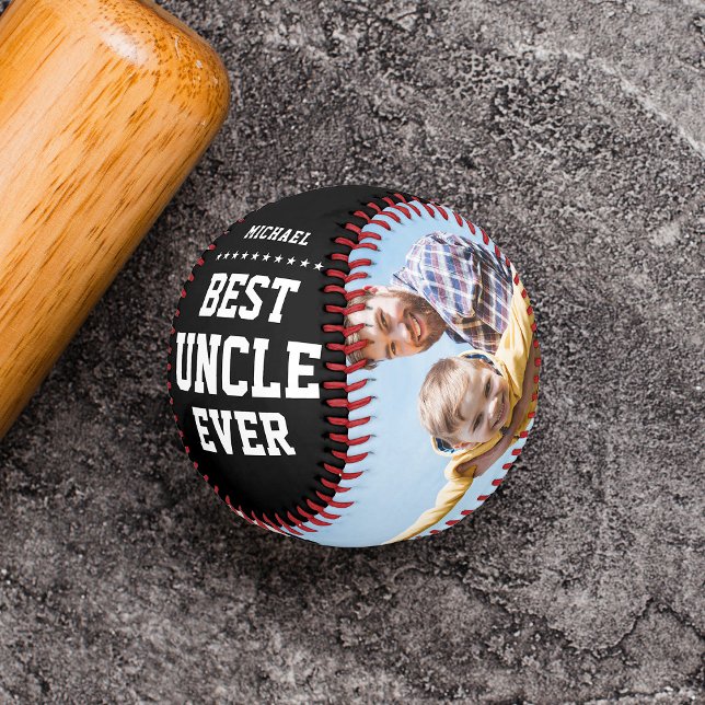 BEST UNCLE JE Modernes Foto für Coole Namensmeldun Baseball (Von Creator hochgeladen)