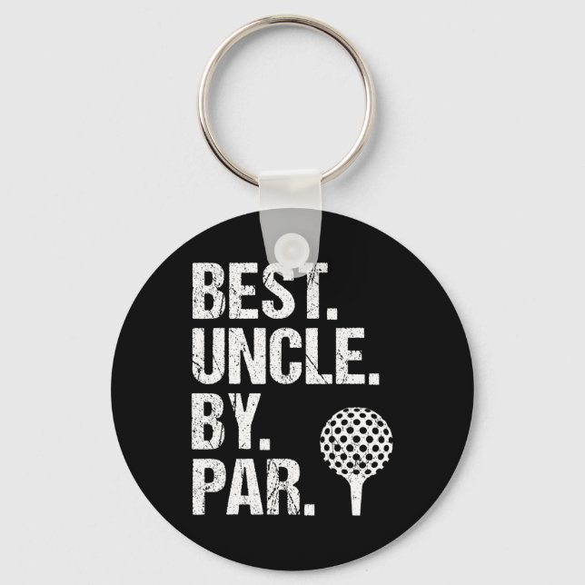 Best Uncle Par Golf Uncle Best Uncle jemals Faffer Schlüsselanhänger (Vorderseite)