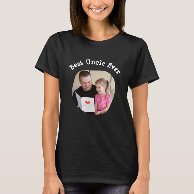 Best Uncle Uploaden Sie Ihr viereckiges Foto T-Shirt (Vorderseite)