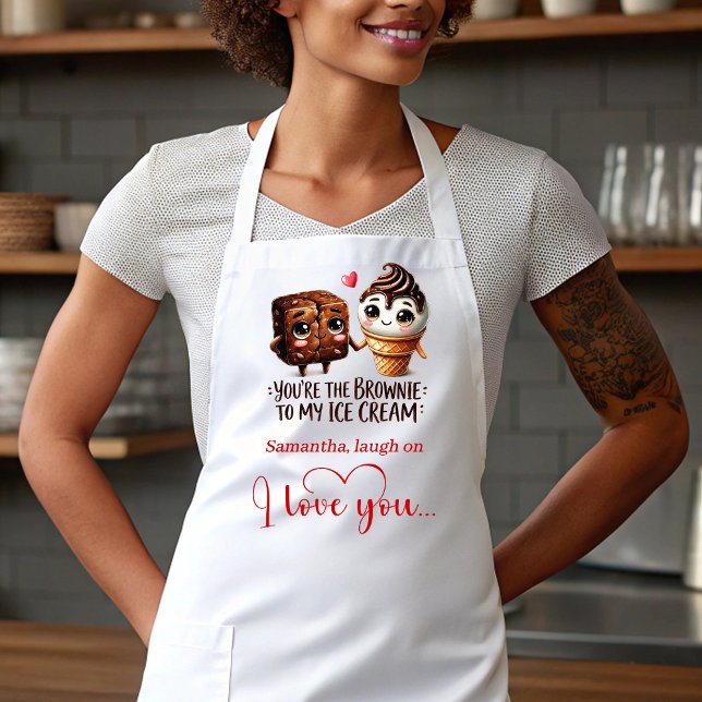 Best Valentine’s Gift Funny Food Apron Custom Name Schürze (Best Valentine’s Gift Funny Food Apron Custom Name)