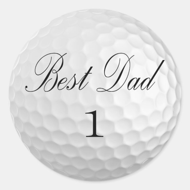 Best Vater 1 Golf Ball Sticker (Vorderseite)