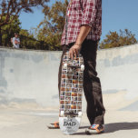Best Vater 6 Foto Collage Family Foto Muster Skateboard<br><div class="desc">Best Vater 6 Foto Collage Family Foto Musterskateboard. Fügen Sie 6 Fotos der Familie und Ihre Namen hinzu. Dieses personalisierte Skateboard ist ein perfektes Geschenk für einen Vater zum Geburtstag,  Geburtstag oder Weihnachten.</div>