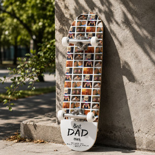 Best Vater 6 Foto Collage Family Foto Muster Skateboard
