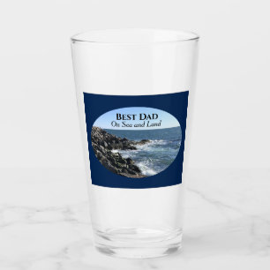 Best Vater Atlantic Ocean Wavy Sea Navy Blue Glas