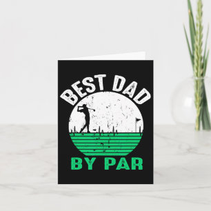 Best Vater By Par Vatertag Golf T-Shirts Vater Karte