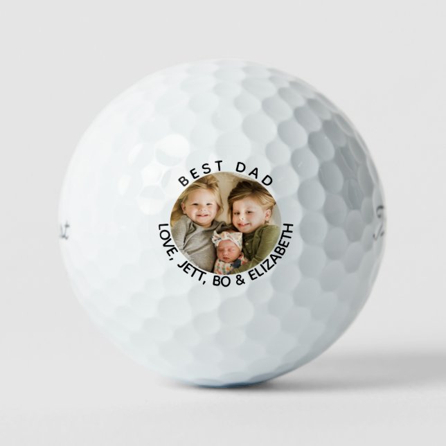 Best Vater & Child Names Foto Titleist Pro VI Golfball (Vorderseite)