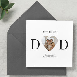 Best Vater Custom Foto Herz | Vatertag