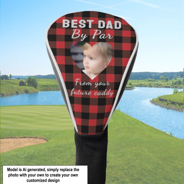 Best Vater Custom Kids Foto Red Buffalo Kariert Golf Headcover (Von Creator hochgeladen)