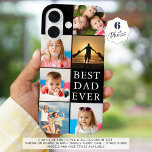 BEST VATER EVENT 6 FotoCollage iPhone 16 Hülle<br><div class="desc">Erstellen Sie eine BEST VATER-JE-Foto-Handy-Hülle mit einer leicht hochzuladenden Foto-Collage Vorlage mit 6 Bildern in Ihrer Farbauswahl (mit weißem Text auf schwarzem Hintergrund). Wählen Sie einen anderen Schriftart Stil und alle Farben in EDIT. TELEFONOPTIONEN: Das Beispiel wird auf dem Apple iPhone 16 mit dem Gehäuse "Barely There" gezeigt - weitere...</div>