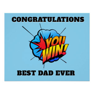 Best Vater Ever Award Poster