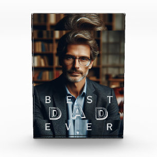 "Best Vater Ever" Personalisiertes Doppelte Foto E