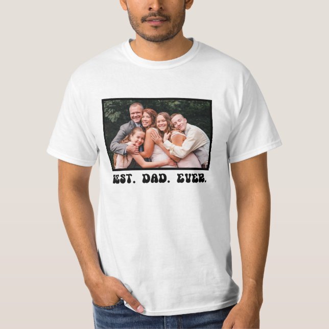 Best Vater Ever Vatertag Shirt (Vorderseite)
