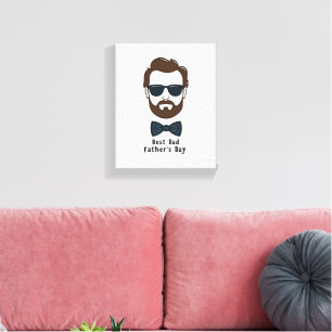 Best Vater Ever Wall Art - Vatertag Leinwand druck