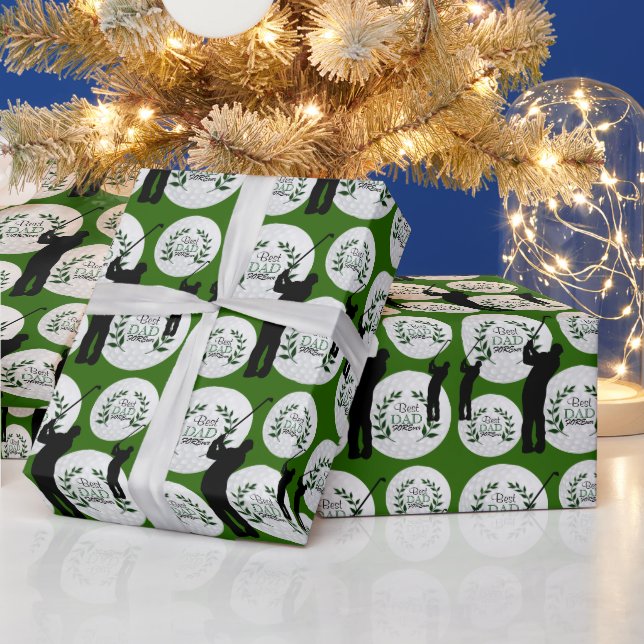 Best Vater Far Ever Golf Balls Geschenkpapier (Feiertage)