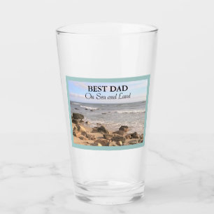 Best Vater Foto Wavy Atlantic Ocean Blue Sky Glas