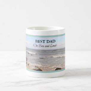 Best Vater Foto Wavy Atlantic Ocean Blue Sky Kaffeetasse