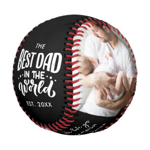 Best Vater Fotos Vatertag Achtung kundenspezifisch Baseball