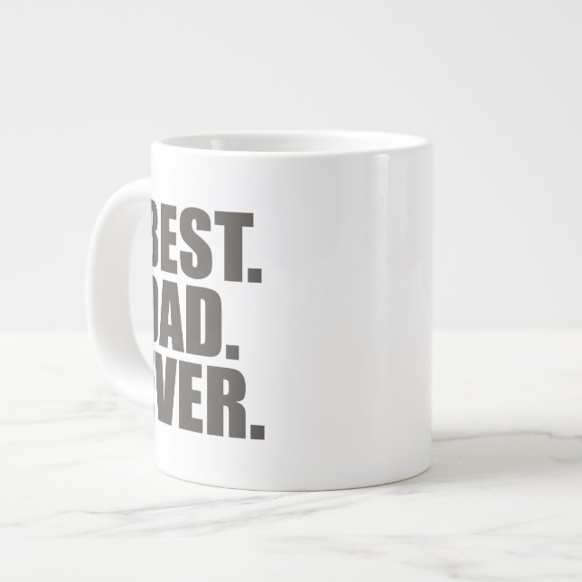 Best. Vater. Immer. Jumbo-Tasse (Vorderseite Links)