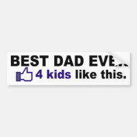 BEST VATER JE, 4 Kinder wie dieses hier