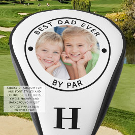 BEST VATER JE NACH PAR Monogramm Foto Golf Headcover