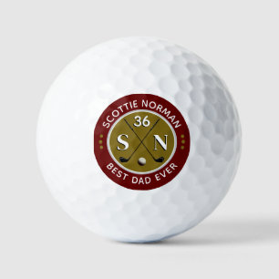 BEST VATER JE Pater Golfer Name Golfball