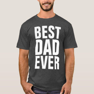 BEST VATER JE T - Shirt, Schwarze T-Shirts