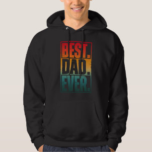 BEST VATER JE TYPOGRAPHIE HOODIE