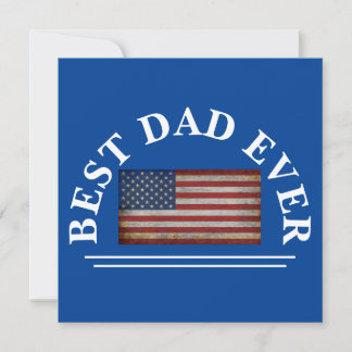 BEST VATER JE USA FLAG CUSTOMIZE LAND FLAG EINLADUNG