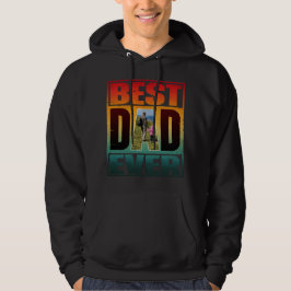BEST VATER JE VATER TAG PERSONALISIERTES BILD HOODIE