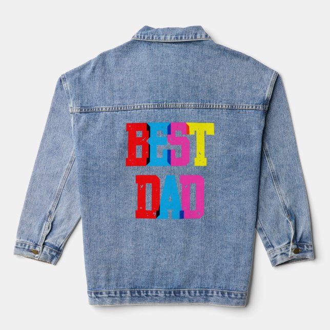 "BEST-VATER" JEANSJACKE (Rückseite)