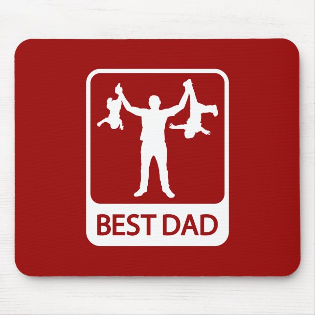 Best Vater Mousepad - Funny Father Holdings Childr (Vorne)
