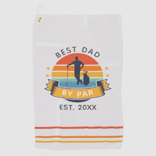 Best Vater Par Golfing Vatertag Papa Golfhandtuch