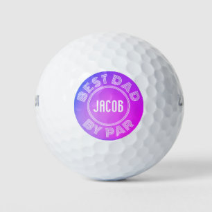 BEST VATER PAR Gradient Einfaches Design Golfball