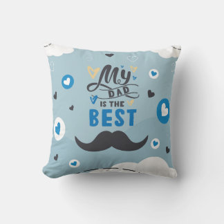 Best Vater Sky Blue Outdoor Pillow Kissen
