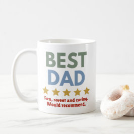 BEST VATER - Spaß, Süß und Gekümmert würde empfehl Kaffeetasse