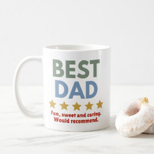 BEST VATER - Spaß, Süß und Gekümmert würde empfehl Kaffeetasse